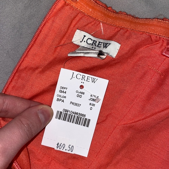 NWT J. Crew Strapless Eyelet Dress - Size 0 - Picture 4 of 5